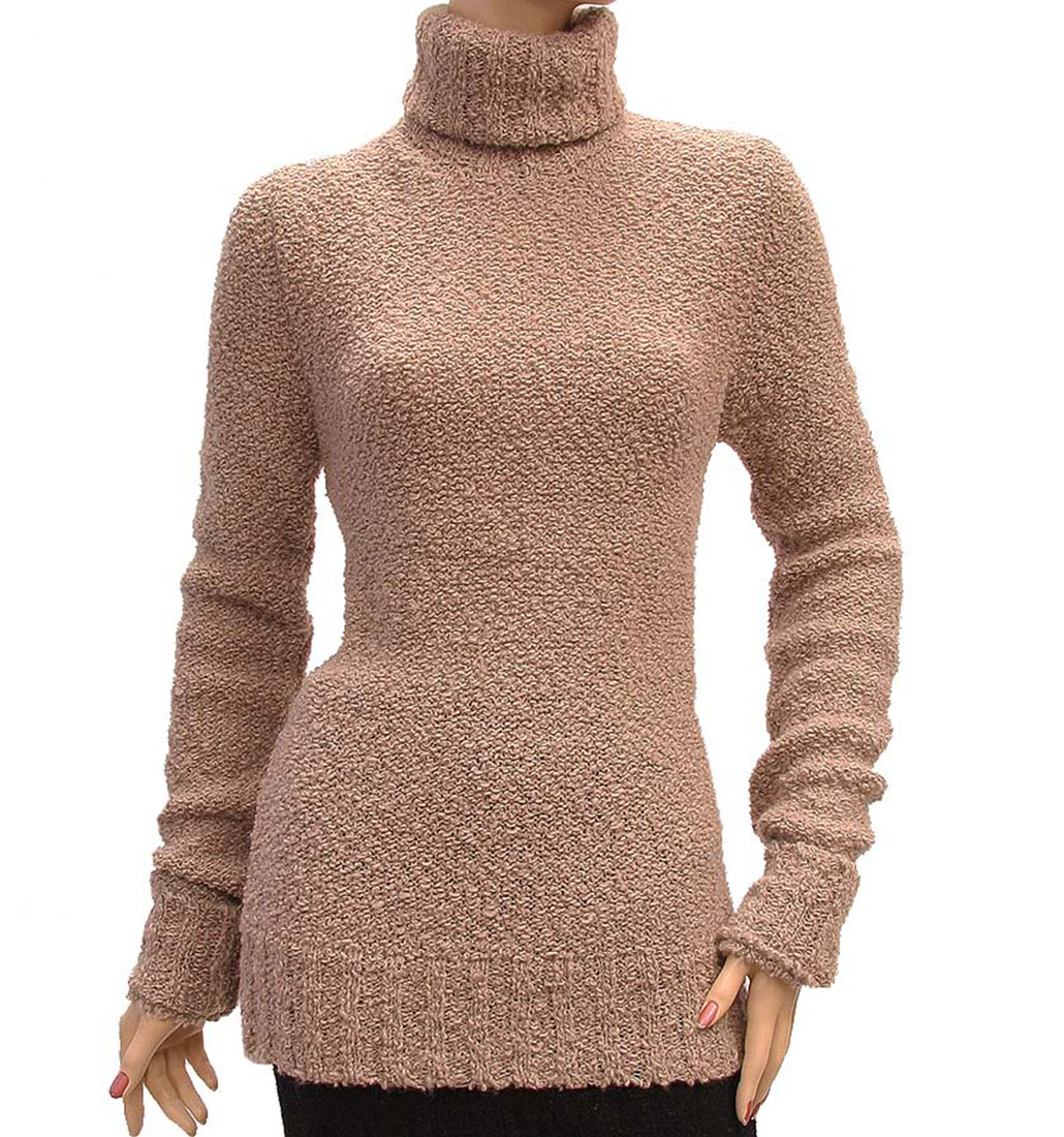 1350 New Size Small Dolce & Gabbana Womens Sweater Tan Wool NWT 