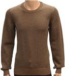 Dolce & Gabbana Mens Sweater Brown Gold Wool 