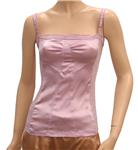 D&G Womens Top Blouse Shirt Lilac Silk 