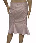 Ferre Womens Skirt Pink Cotton 