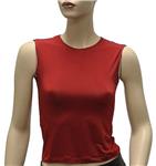 Ferre Womens Top Blouse Shirt Red 